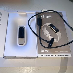 Fitbit Luxe Gold and Beige WITH ALL ACCESSORIES
